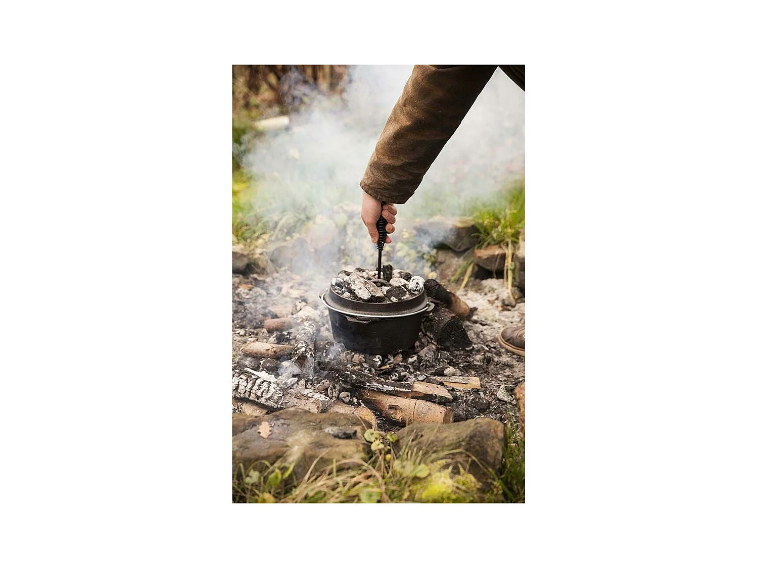 Juego de cocina para fogatas de 7 piezas