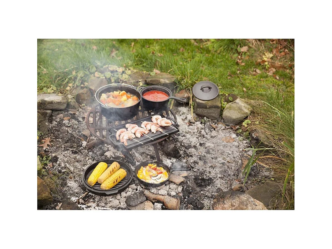 Juego de cocina para fogatas de 7 piezas