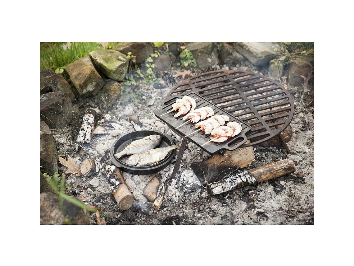 Juego de cocina para fogatas de 7 piezas