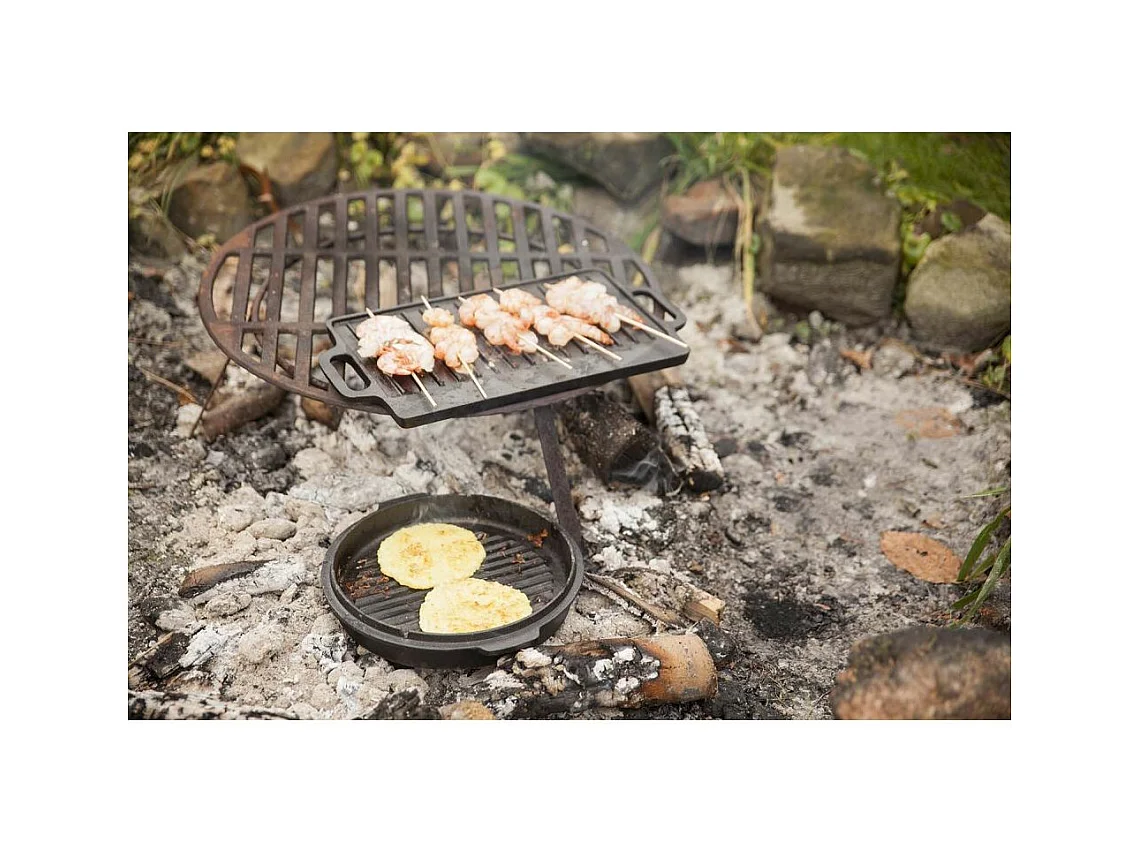 Juego de cocina para fogatas de 7 piezas