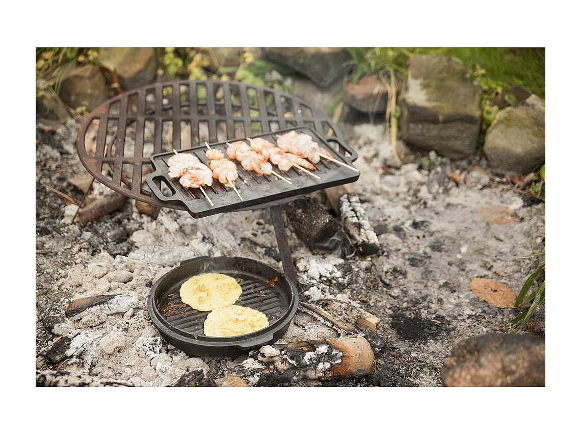 Juego de cocina para fogatas de 7 piezas