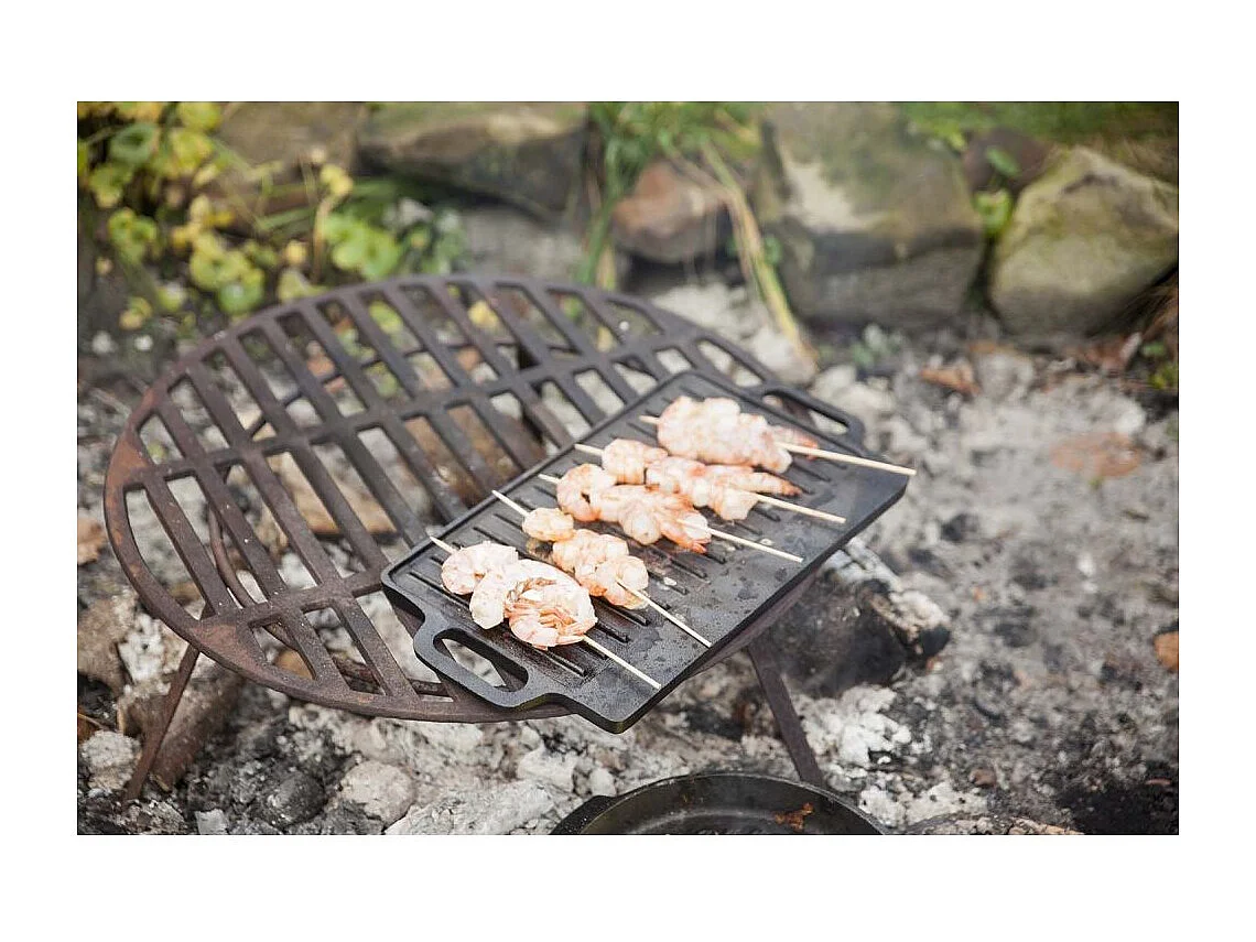 Juego de cocina para fogatas de 7 piezas