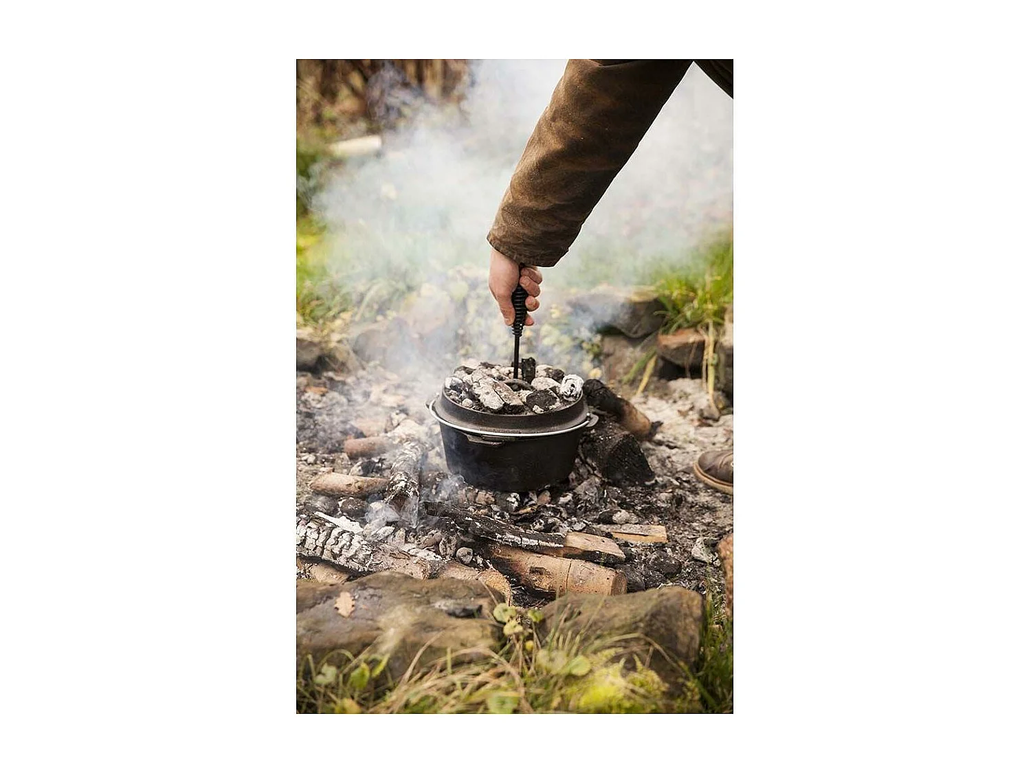 Juego de cocina para fogatas de 7 piezas