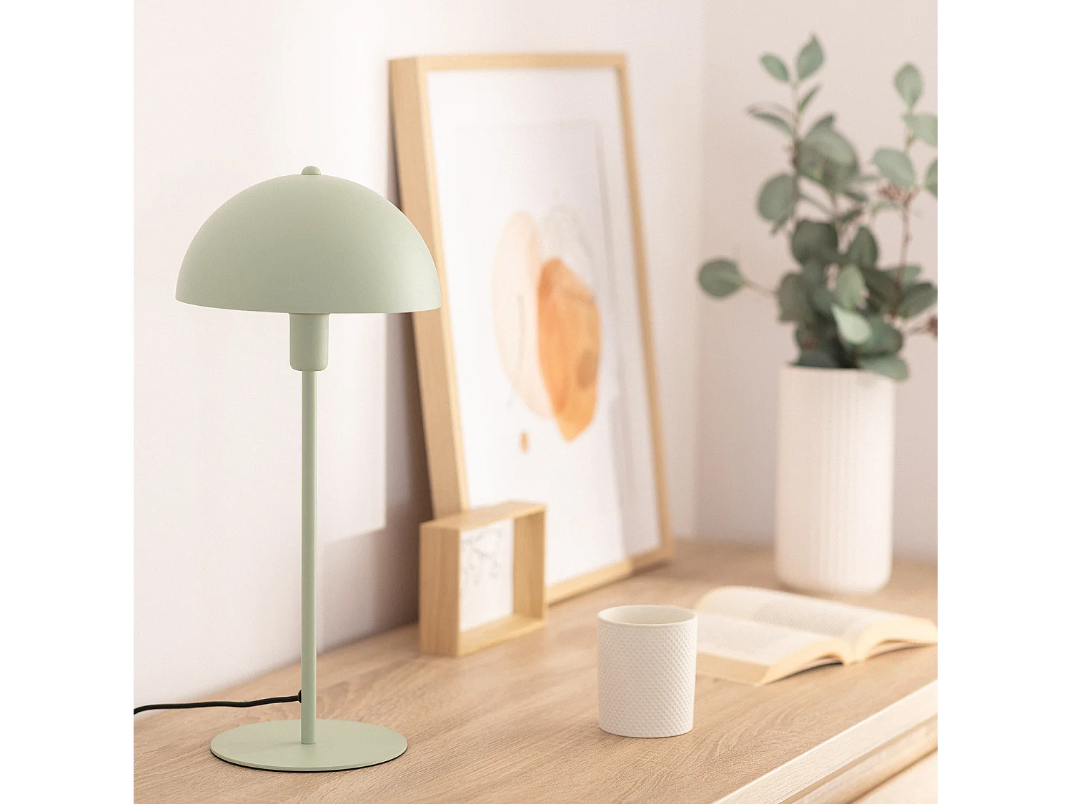 Lampada da Tavolo Alluminio Madow Verde Celadon