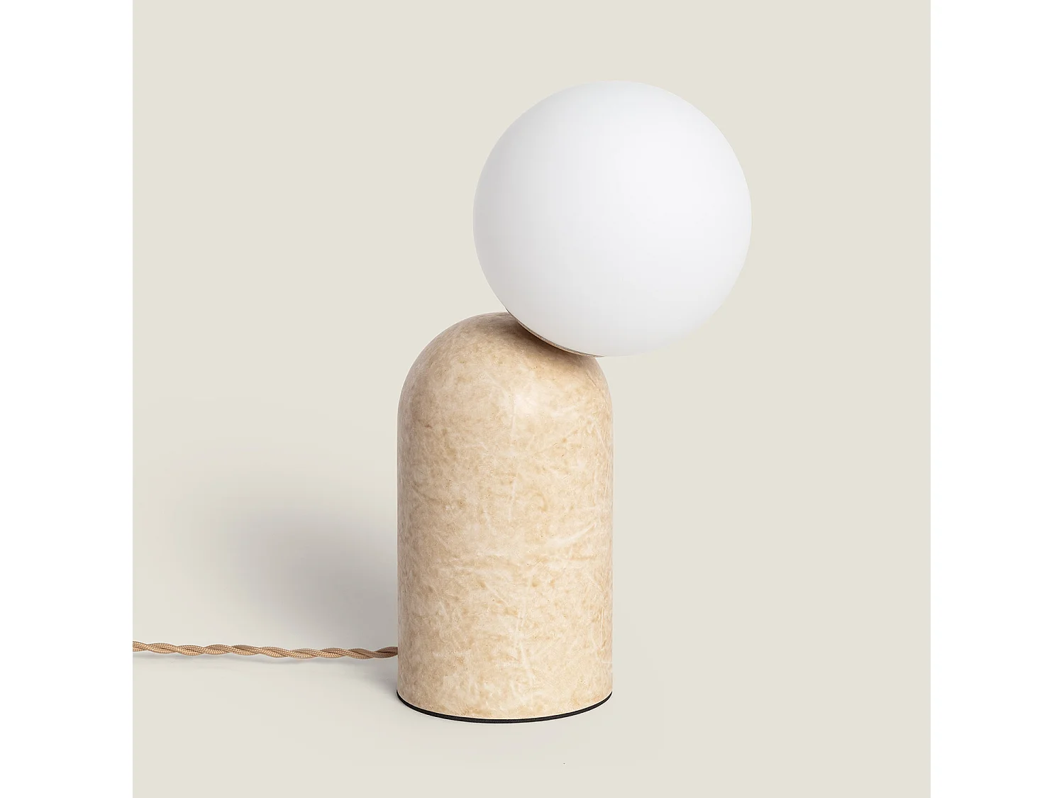 Lampe à Poser Métal Society Beige