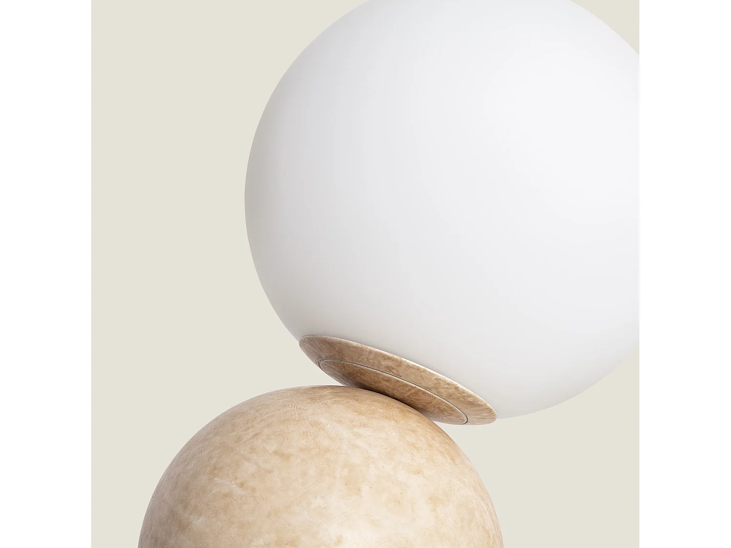 Lampe à Poser Métal Society Beige