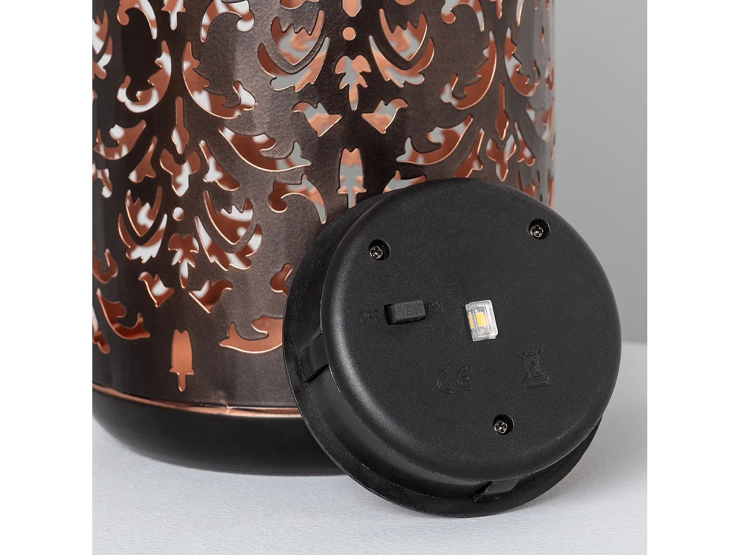 Lampada da Tavolo LED Portatile Solare con Batteria Ricaricabile Erté Bronzo