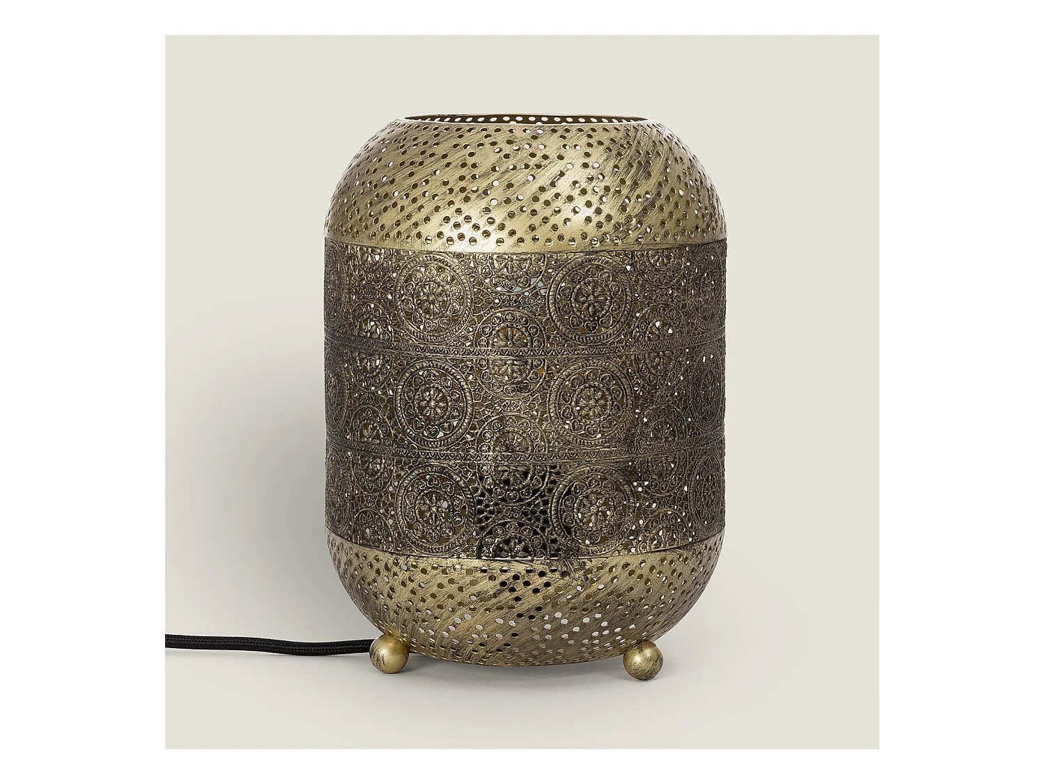 Lampe à Poser Métal Aerba Doré