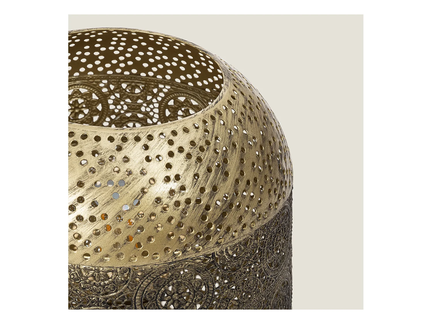 Lampe à Poser Métal Aerba Doré