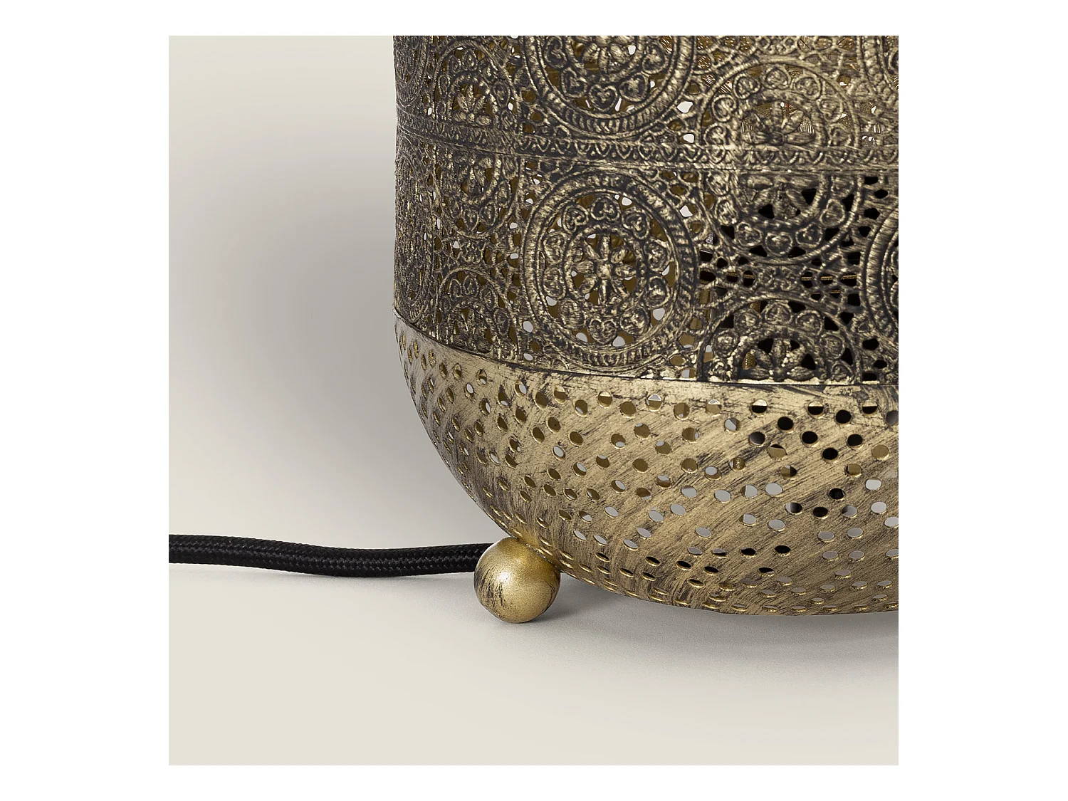 Lampe à Poser Métal Aerba Doré