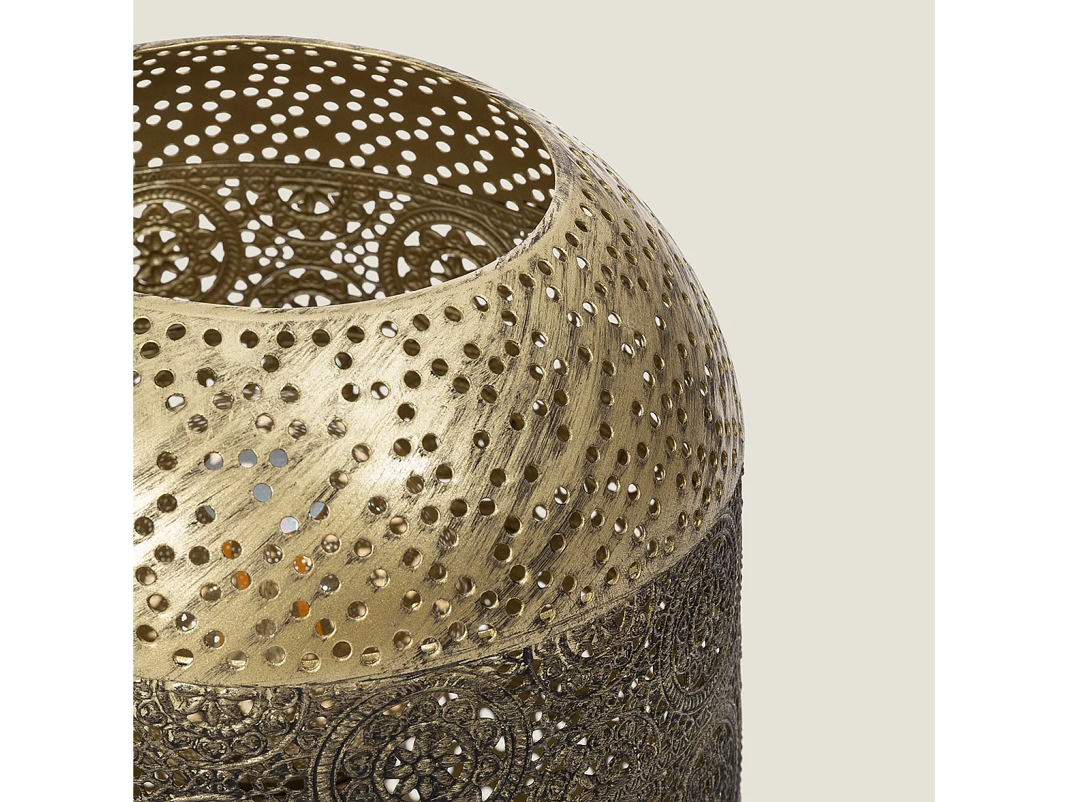 Lampe à Poser Métal Aerba Doré