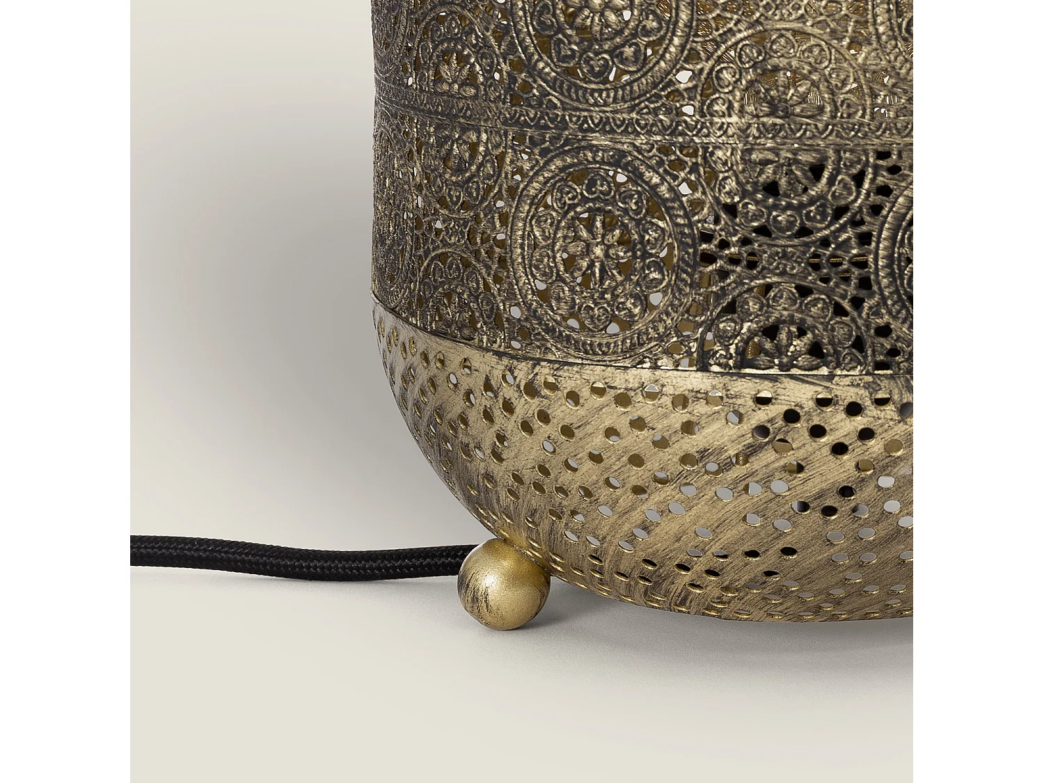 Lampe à Poser Métal Aerba Doré