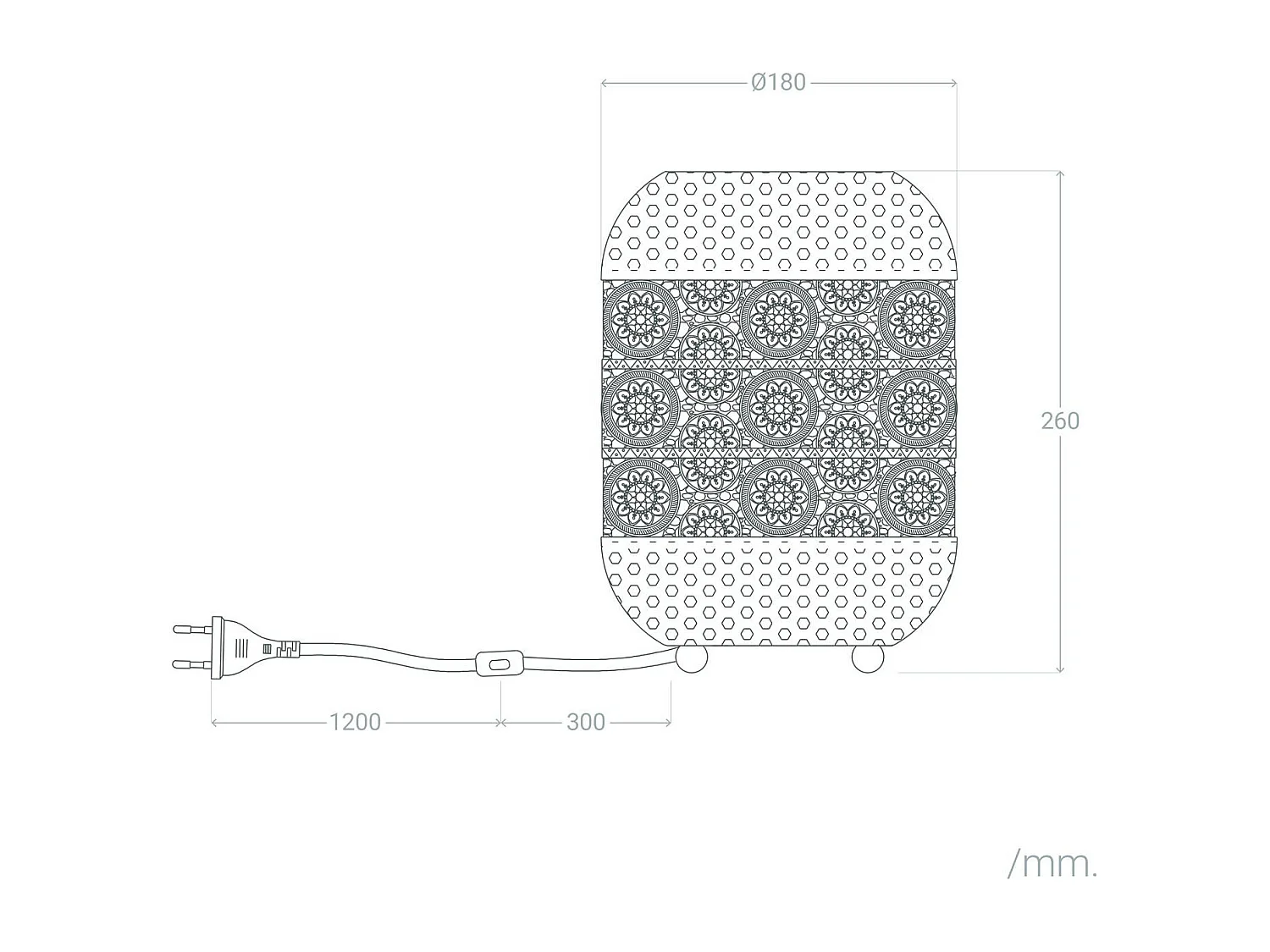 Lampe à Poser Métal Aerba Doré