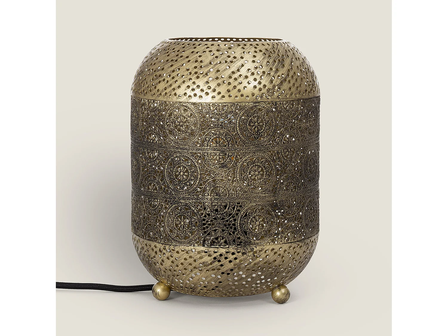 Lampe à Poser Métal Aerba Doré