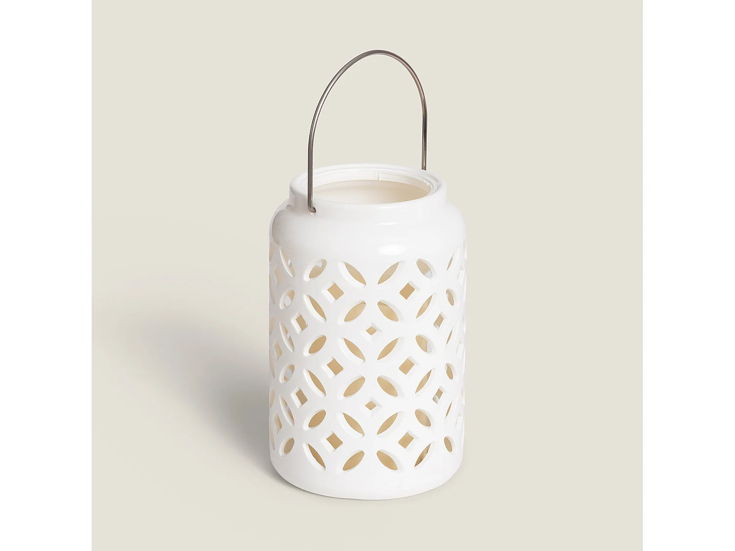 Lámpara de Mesa con Vela LED Portátil Renoir Blanco
