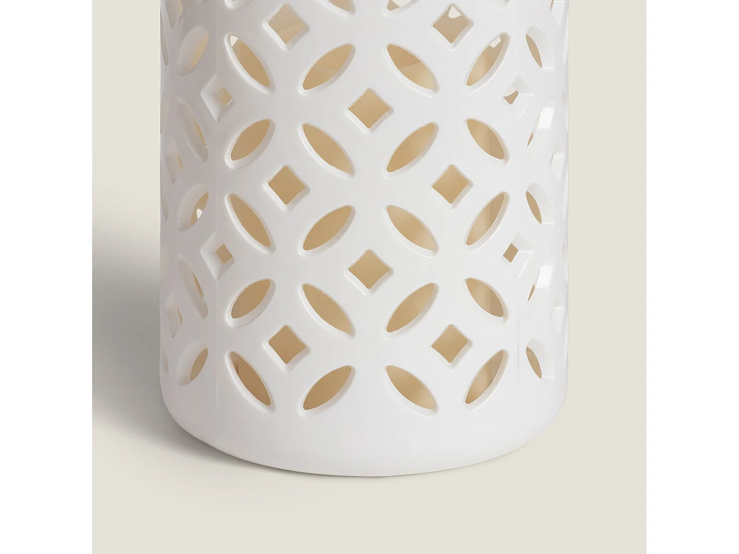 Lámpara de Mesa con Vela LED Portátil Renoir Blanco