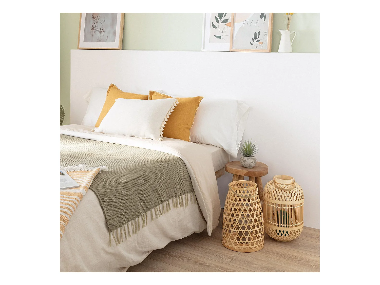 Lámpara de Mesa Bambú Sumailla Color Natural