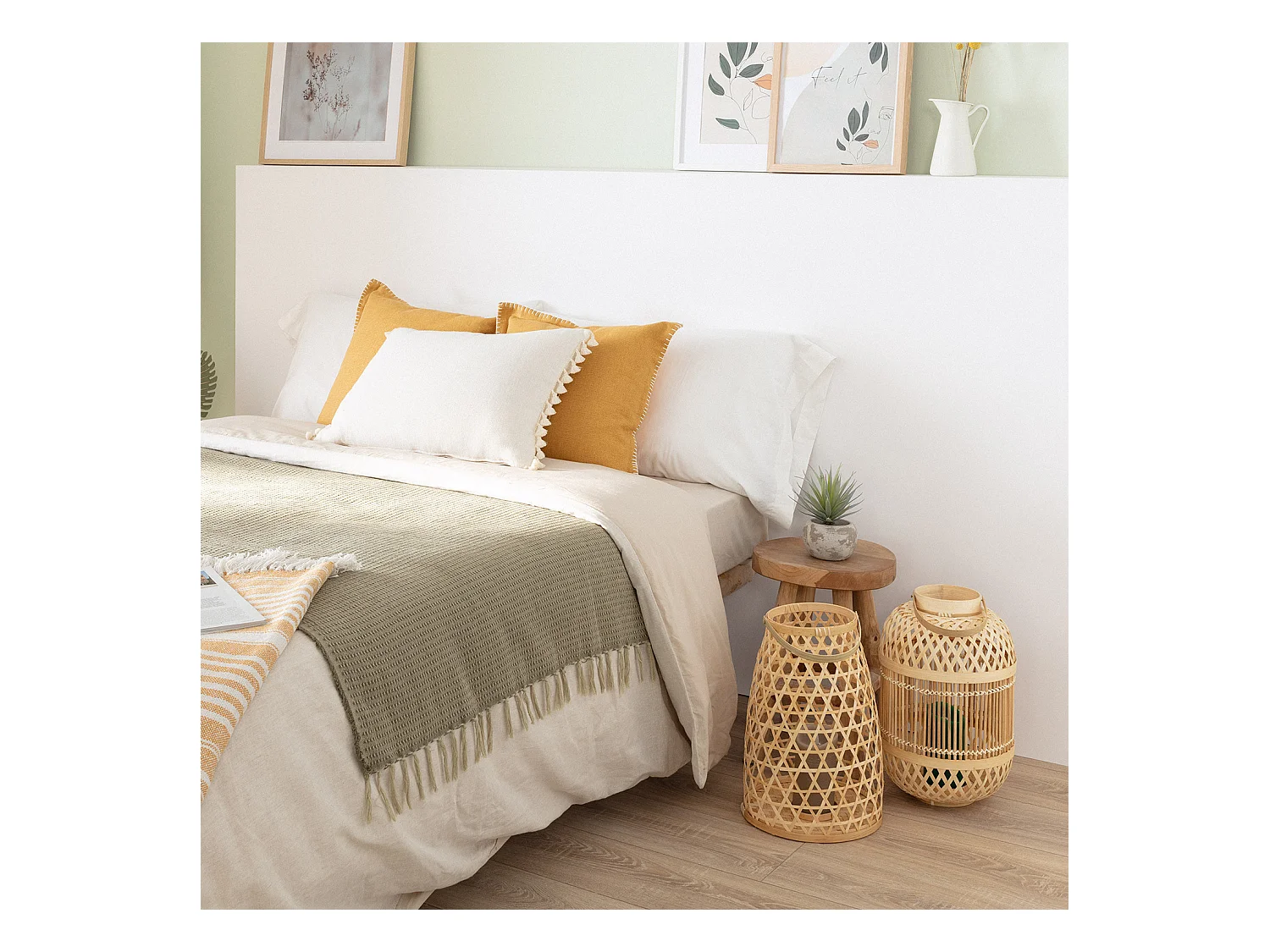 Lámpara de Mesa Bambú Sumailla Color Natural