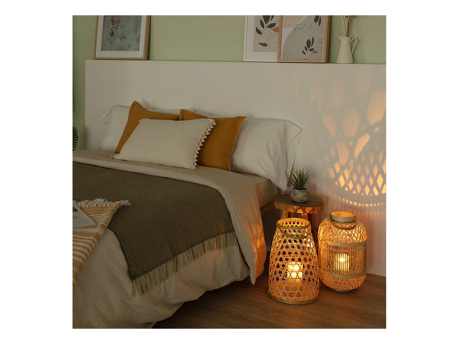 Lámpara de Mesa Bambú Sumailla Color Natural