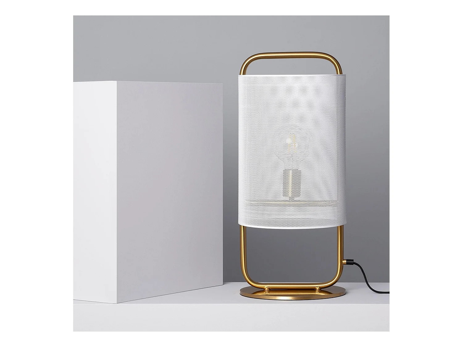 Lampe à Poser Métal Ansa Doré