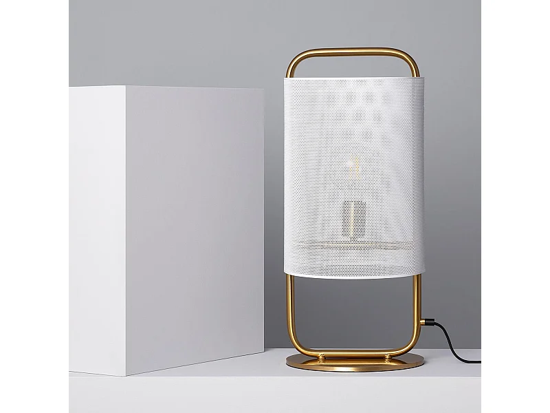 Lampe à Poser Métal Ansa Doré