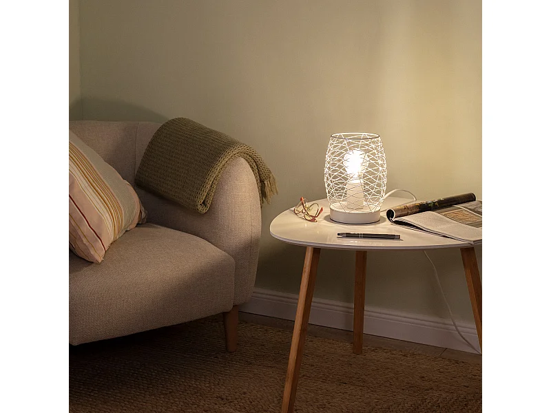 Lampada da Tavolo Winbi Bianco