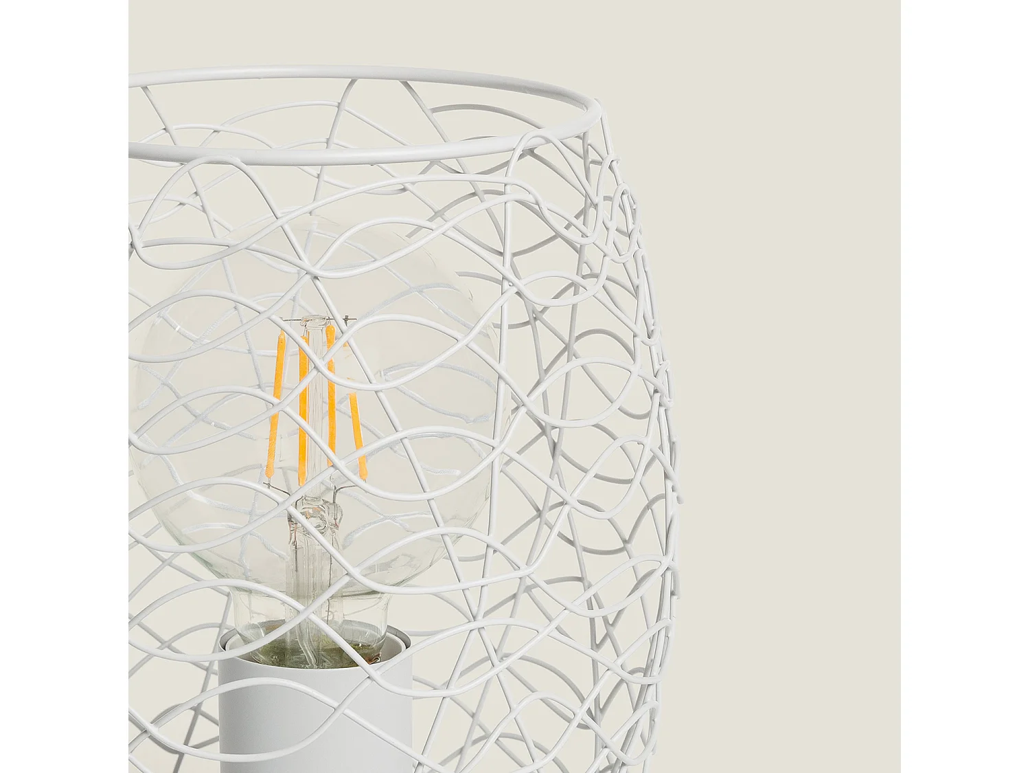 Lampe à Poser Métal Winbi Blanc