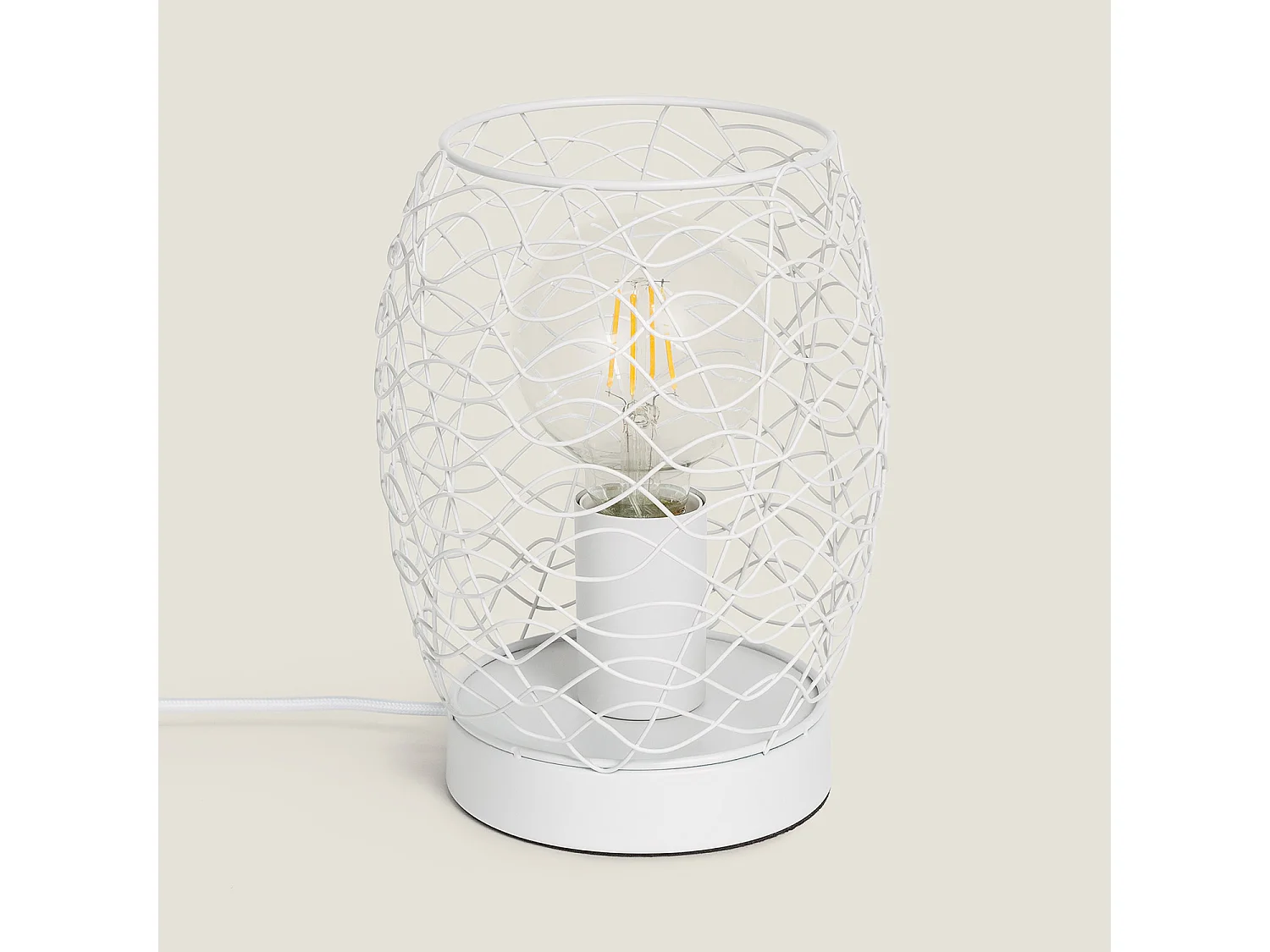 Lampe à Poser Aluminium Winbi Blanc