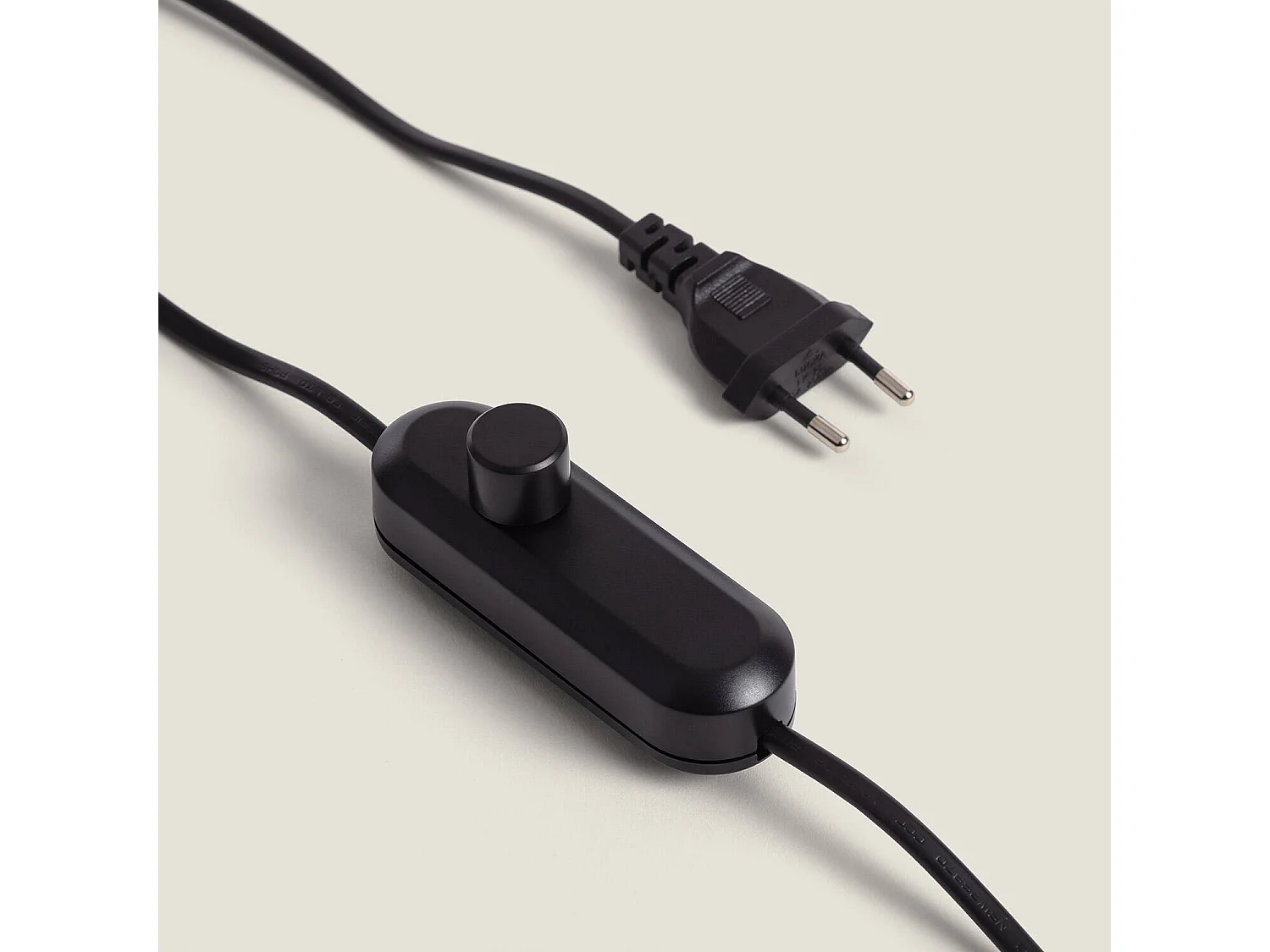 Lámpara de Mesa de Metal WiFi con Regulador Monah Negro