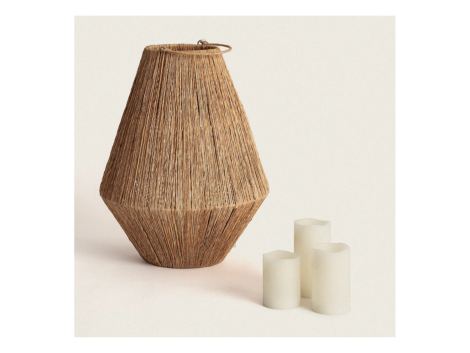 Lámpara de Mesa Yute Tuareg Color Natural