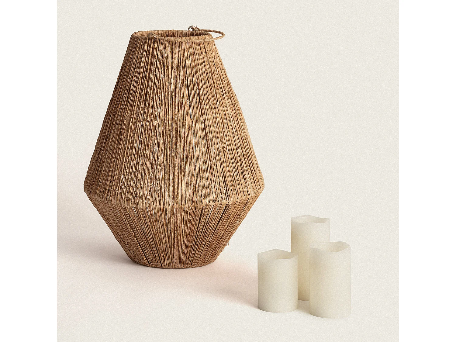 Lámpara de Mesa Yute Tuareg Color Natural