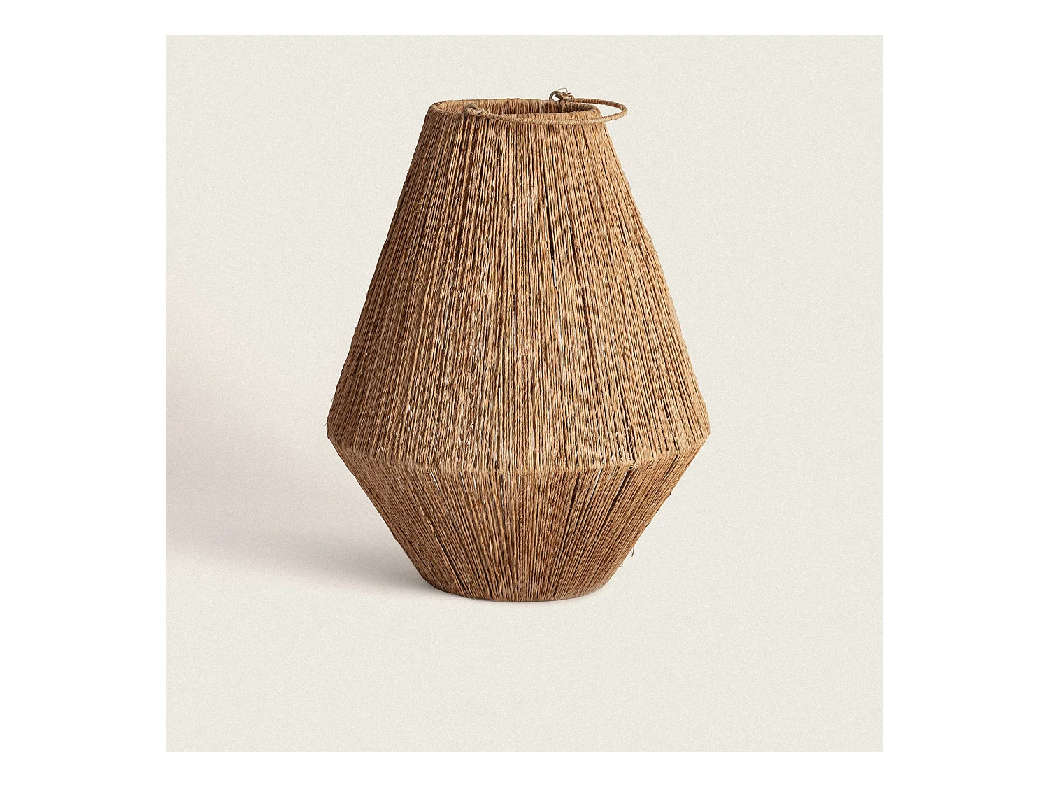 Lámpara de Mesa Yute Tuareg Sin Vela