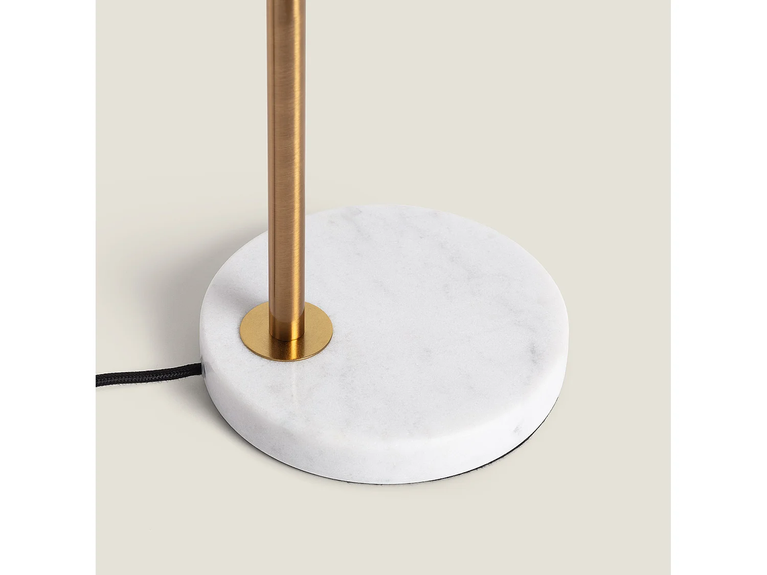 Lampe à Poser Marbre et Métal Tinos  Doré