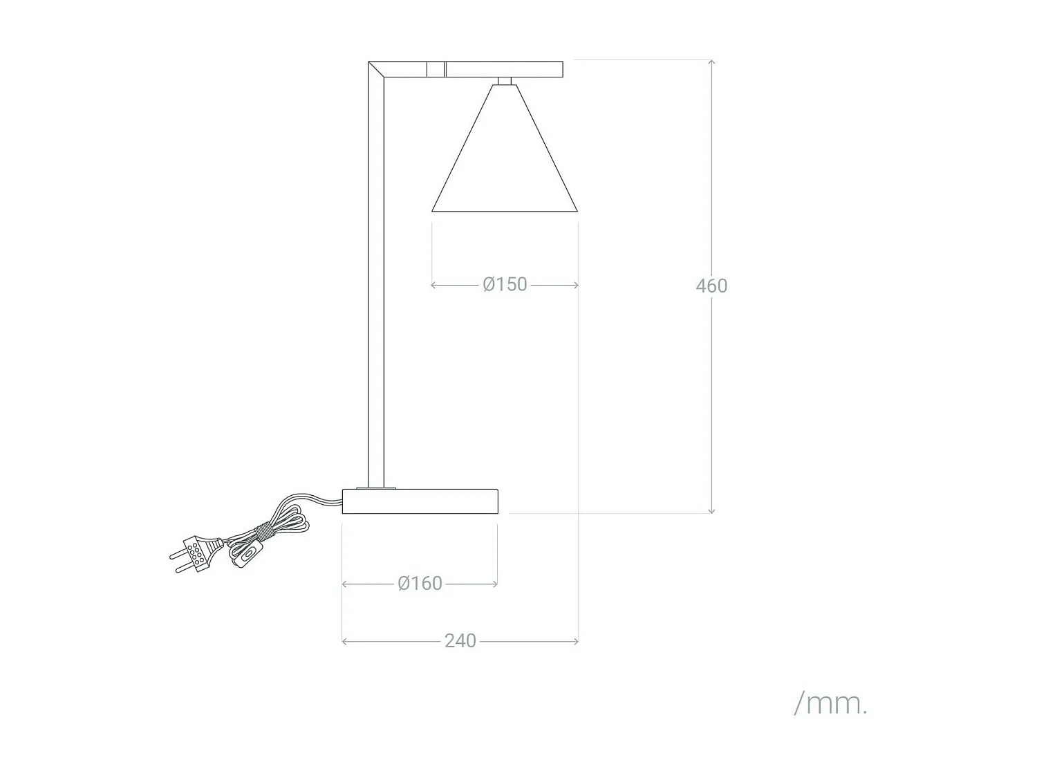 Lampe à Poser Marbre et Métal Tinos  Doré