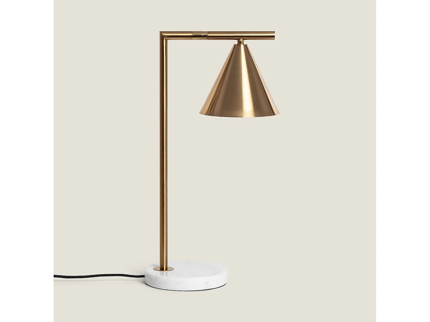 Lampada da Tavolo Marmo e Metello Tinos Oro