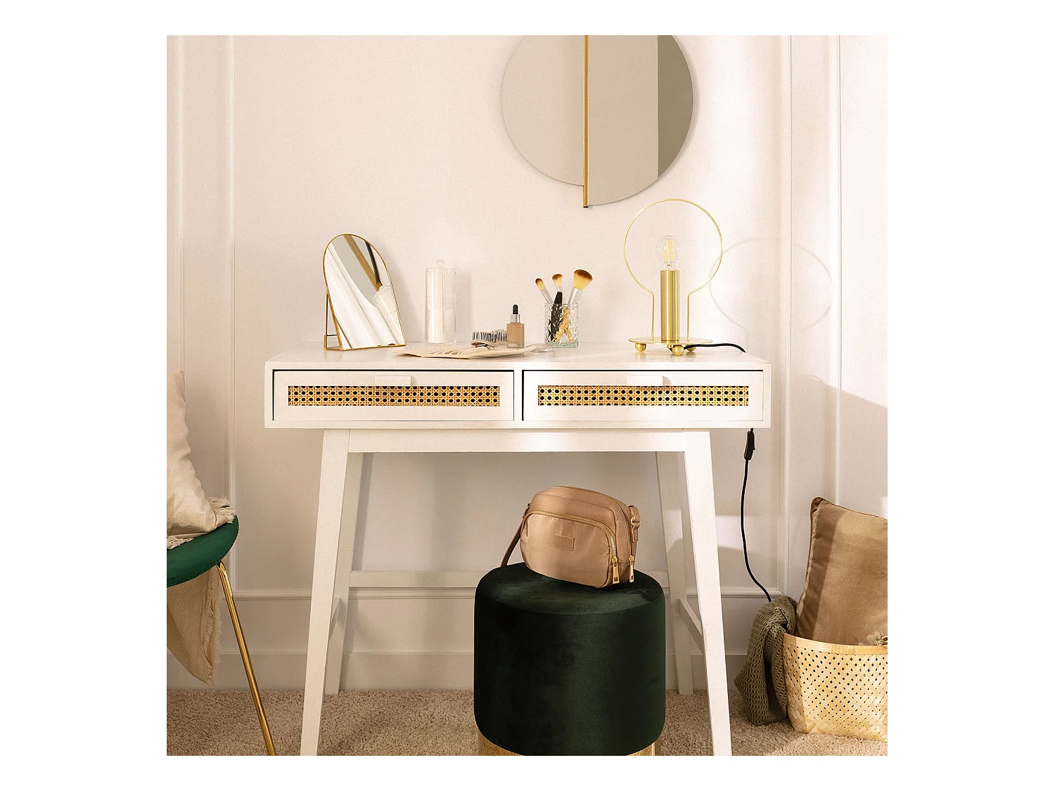 Lampe à Poser Métal Otos   Doré