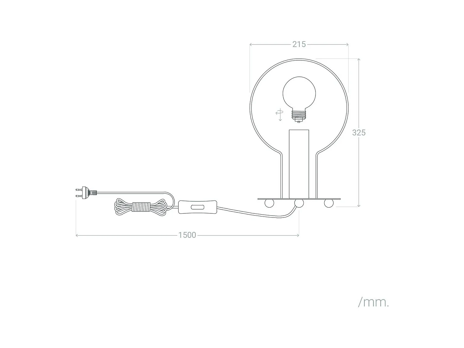 Lampe à Poser Métal Otos   Doré