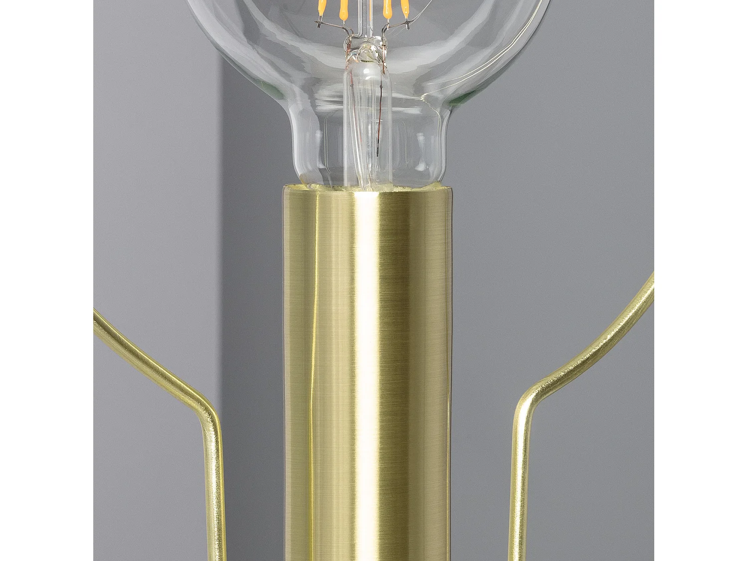 Lámpara de Mesa Metal Otos Dorado