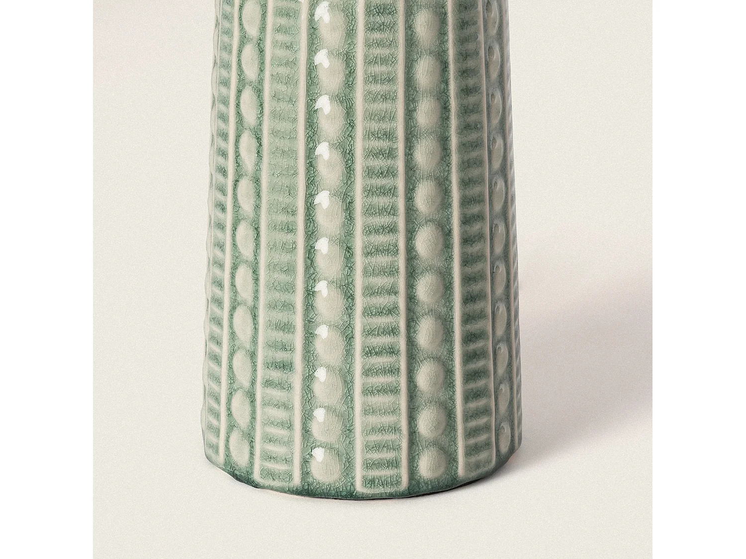 Lampe à Poser Céramique Zellin Vert kaki