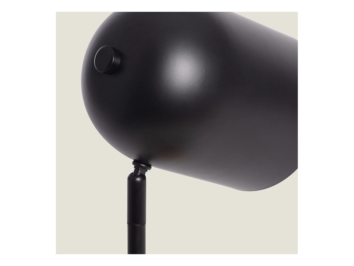 Lampada da Tavolo in Metallo Kidonge Nero