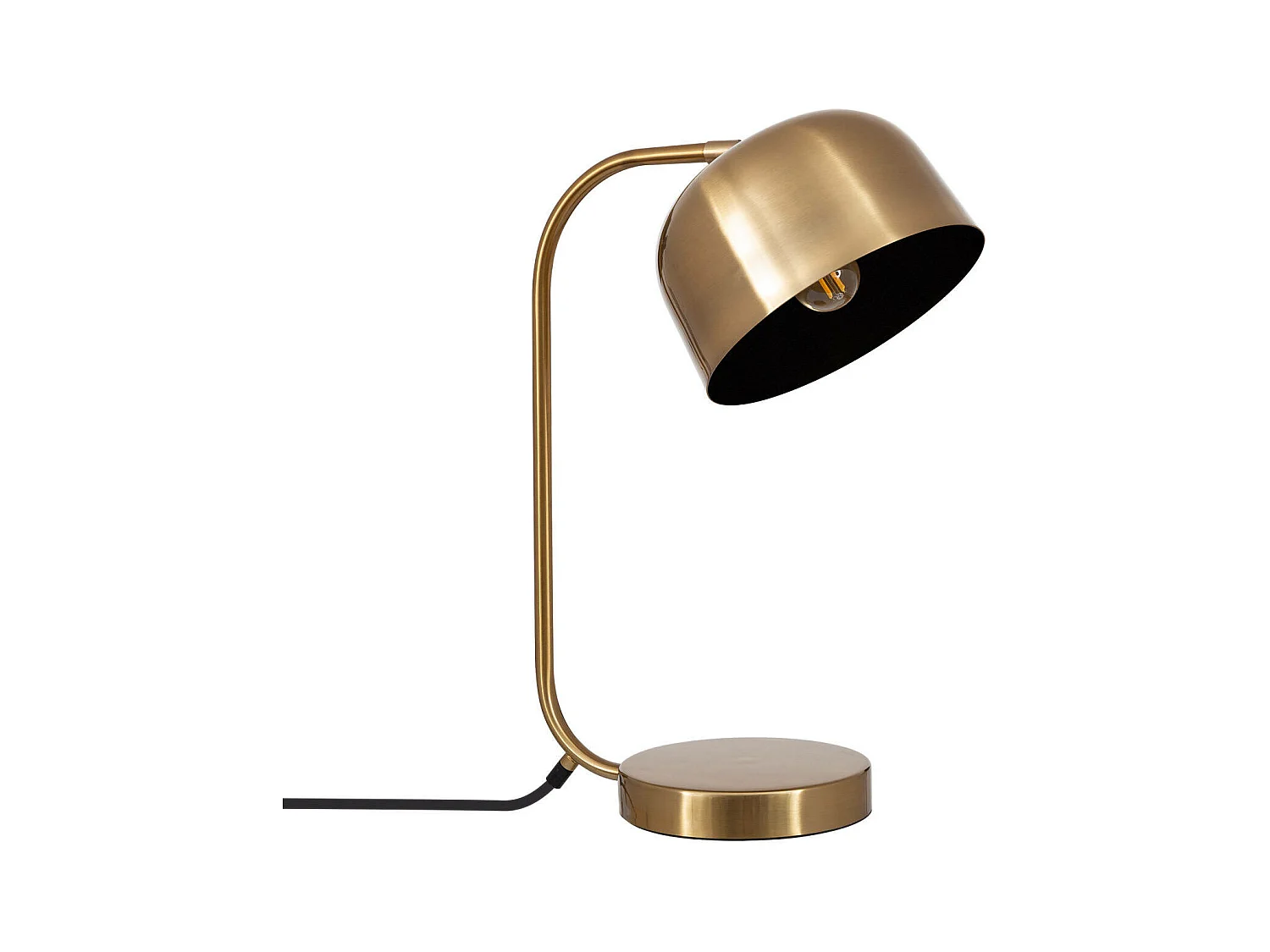 Lámpara de Mesa de Metal Kengele Dorado