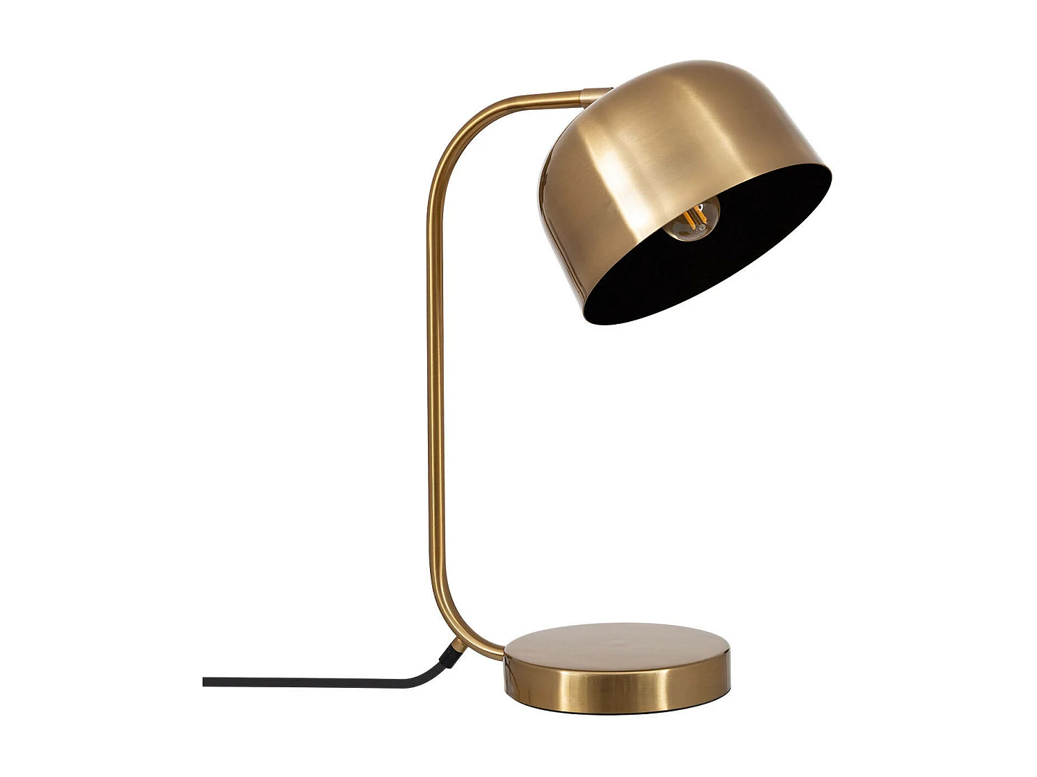 Lámpara de Mesa de Metal Kengele Dorado