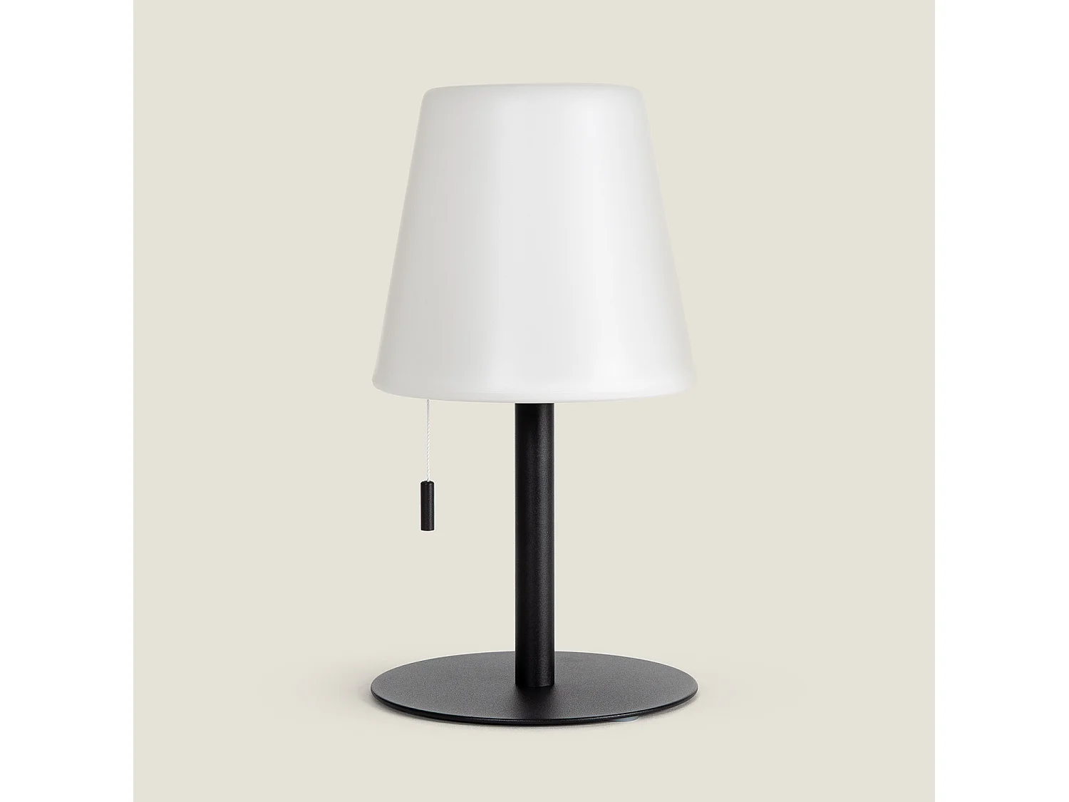 Lampe à Poser LED Portative Aluminium Extérieure 2.6W Epinay avec Batterie Rechargeable Noir