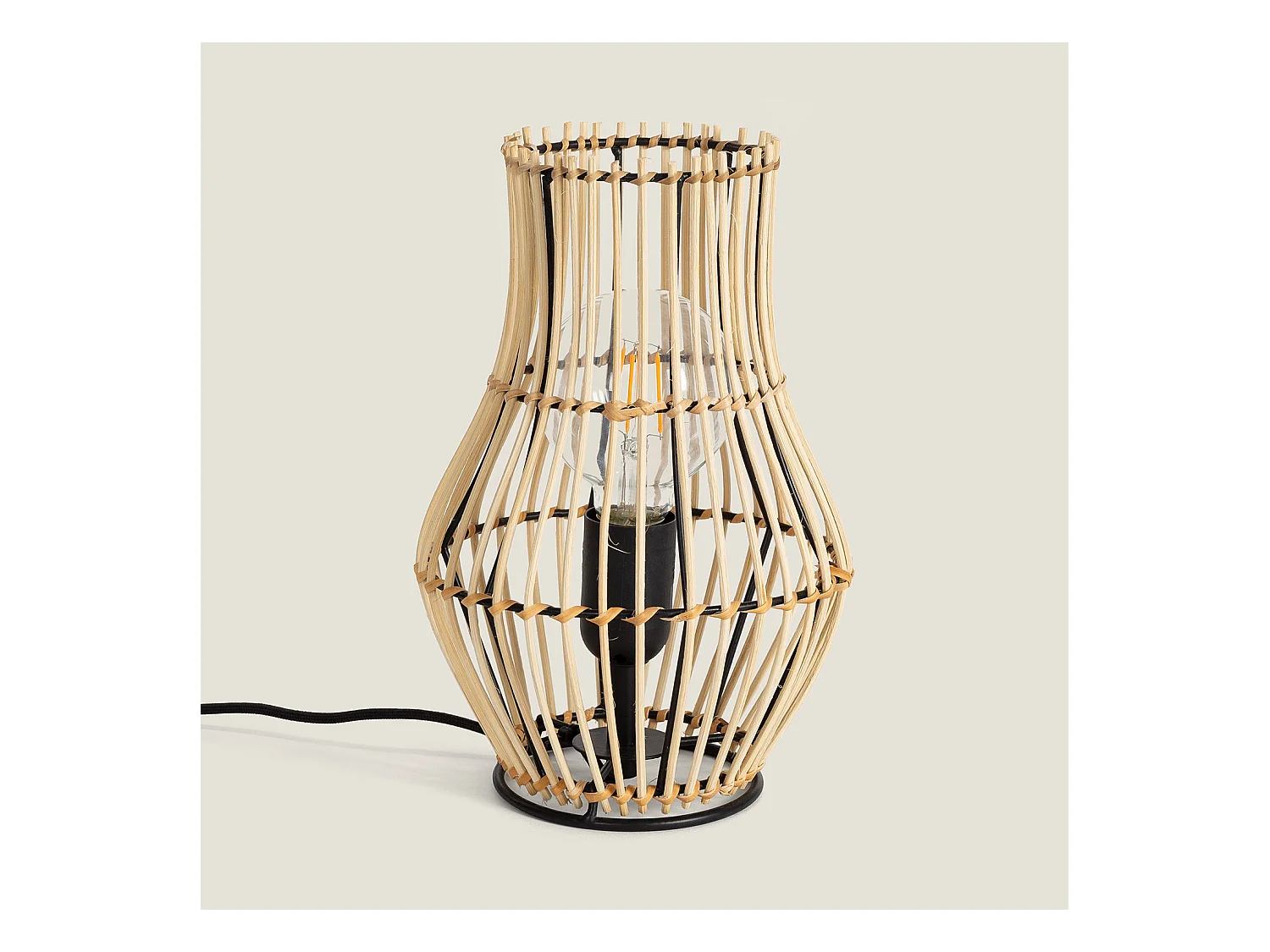 Lampe à Poser Rotin Arawa Sulu Naturel