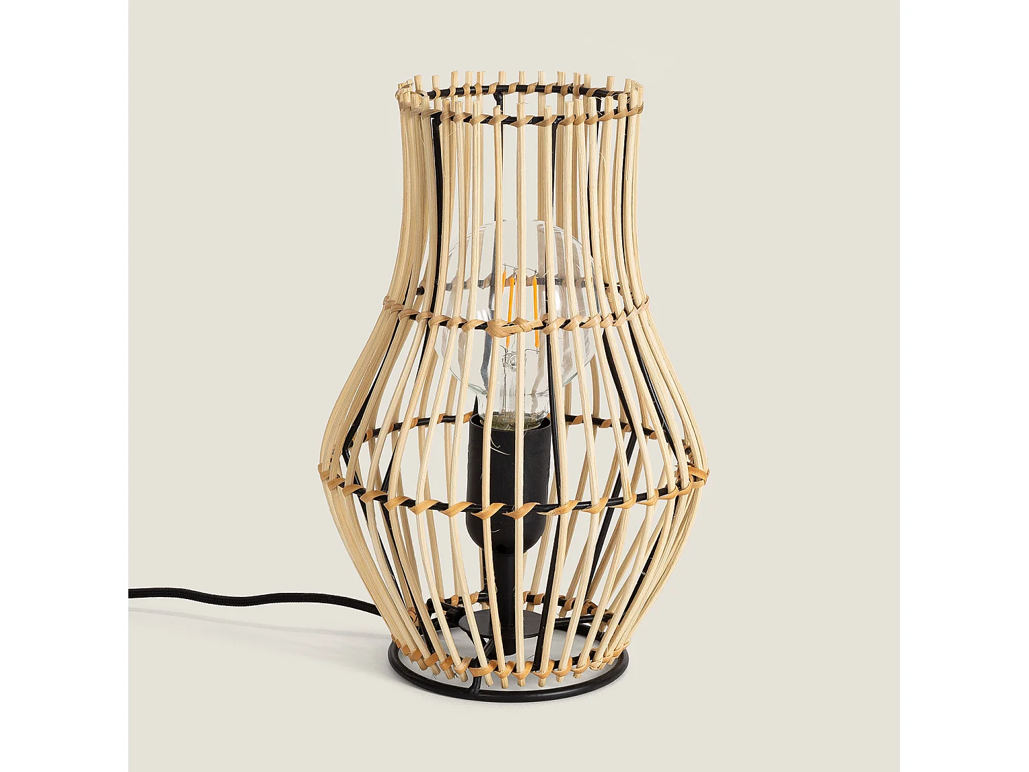 Lampe à Poser Rotin Arawa Sulu Naturel