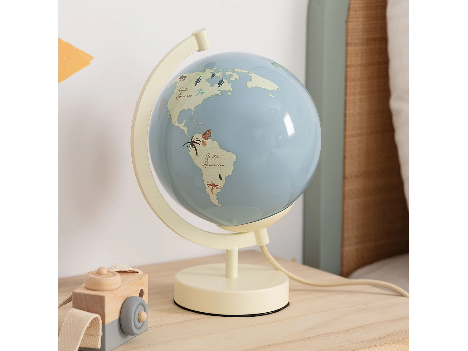 Lámpara de Mesa Bola Mundo