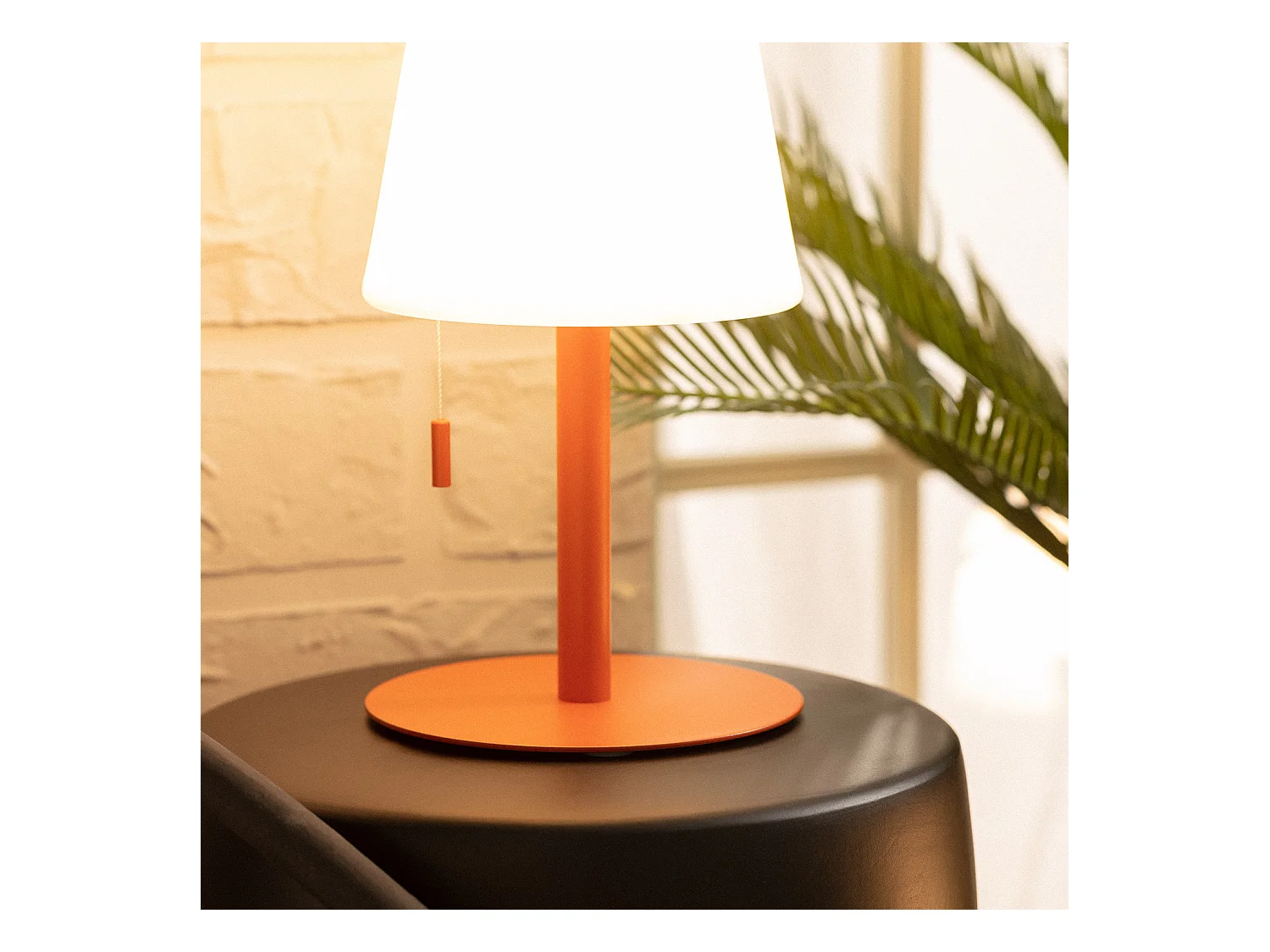 Lampada da Tavolo LED 2,6W Portatile per Esterno in Alluminio con Batteria Ricaricabile Epinay Terracotta