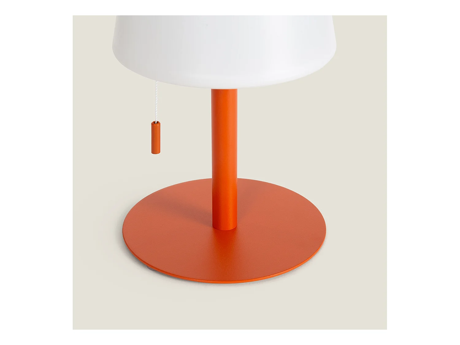 Lampada da Tavolo LED 2,6W Portatile per Esterno in Alluminio con Batteria Ricaricabile Epinay Terracotta