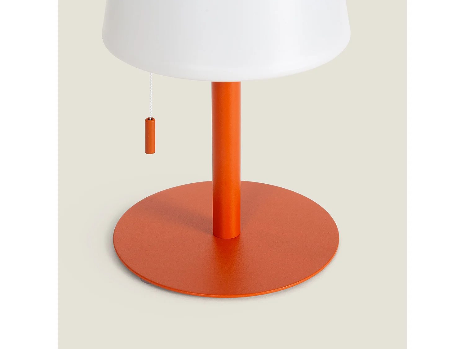 Lampe à Poser LED Portative Aluminium Extérieure 2.6W Epinay avec Batterie Rechargeable Terre cuite