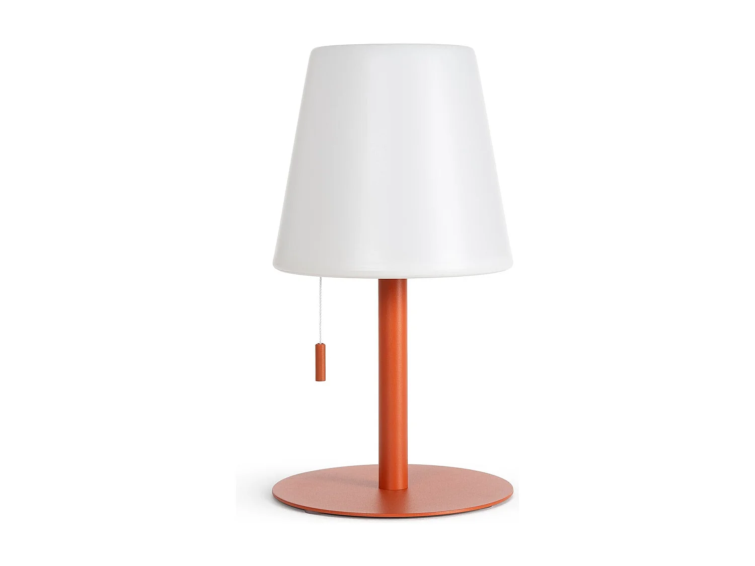 Lampe à Poser LED Portative Aluminium Extérieure 2.6W Epinay avec Batterie Rechargeable Terre cuite